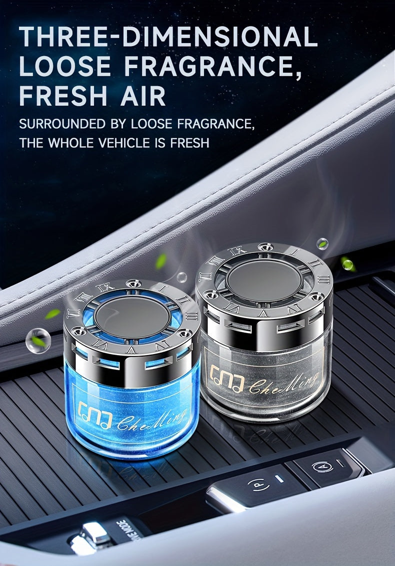 Car Cologne Jasmine High-End Car Interior Solid Balm Long Lasting Light Fragrance for Men, Car Air Freshener